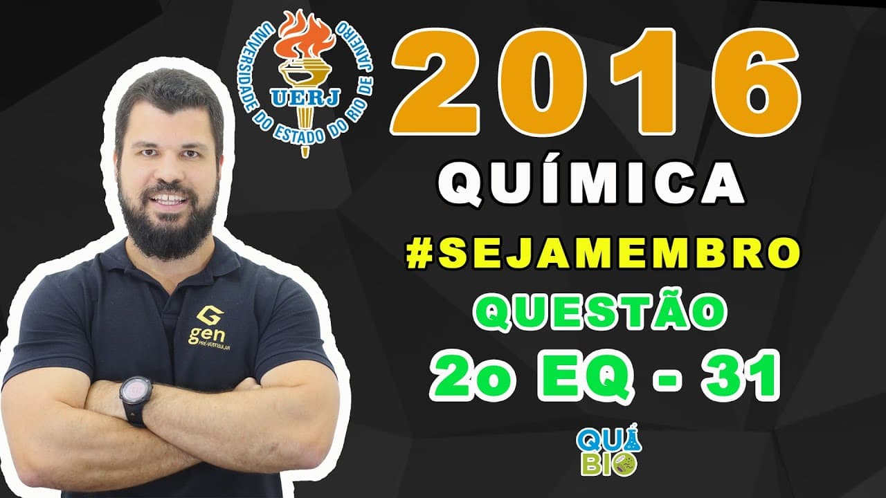Thumbnail: UERJ 2016 - 2o EQ - Questão 31 - O íon oxalacetato participa não só do ciclo de Krebs como também