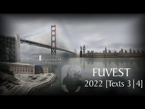 Thumbnail da aula: FUVEST - 2022 - Texts 3 & 4 - Alone - Do you mind - Professor Jomar - English Exams - Text and Tests