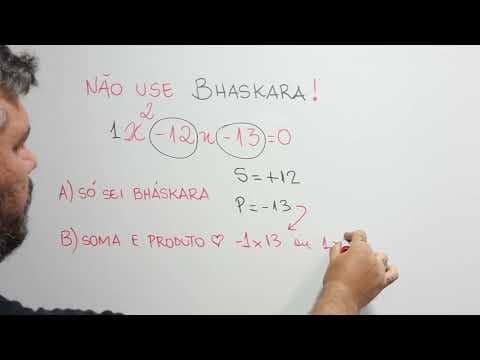 Thumbnail da aula: 🔥 HELP MATEMÁTICA BÁSICA -  Não use Bhaskara  #374