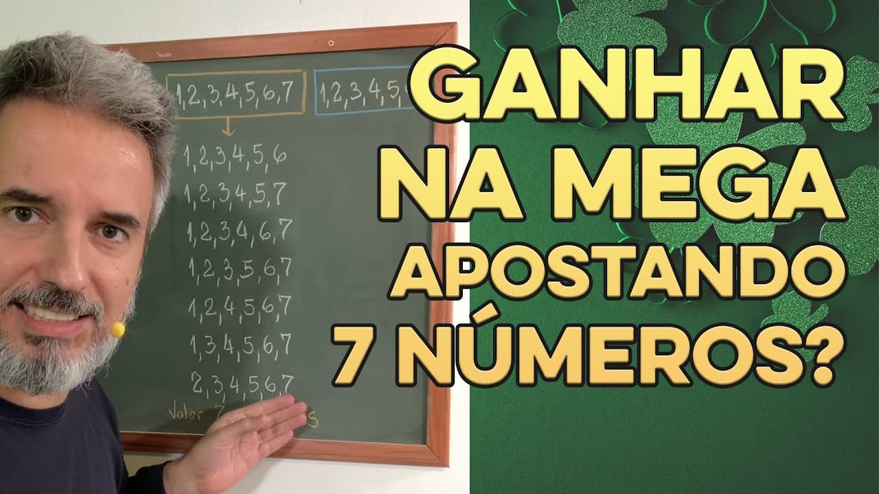 Thumbnail: E se você ganhar na Mega-Sena apostando 7 números? 🤔🍀
