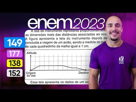 Thumbnail da aula: Questão 149 - Caderno Azul | Escala | MATEMÁTICA ENEM 2023