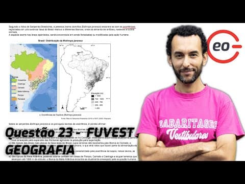 Thumbnail da aula: Resolução de questões FUVEST 2023 | Questão 23 | Geografia |