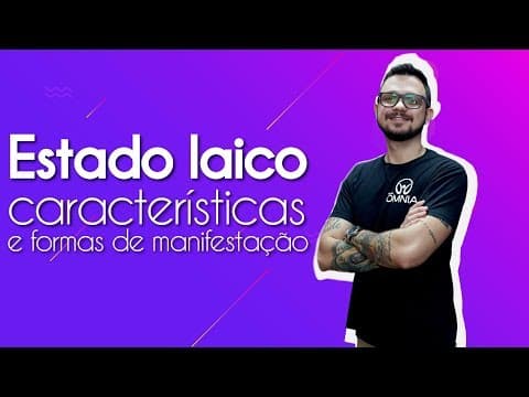 Thumbnail da aula: Estado laico | características e formas de manifestação - Brasil Escola
