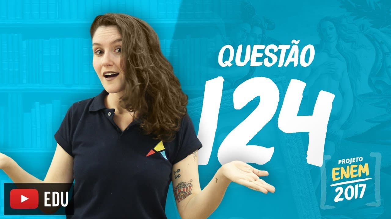 Thumbnail: Enem 2016 - Linguagens | Questão 124 (Caderno Rosa)