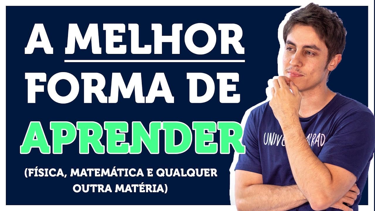 Thumbnail: O MELHOR método de ESTUDOS