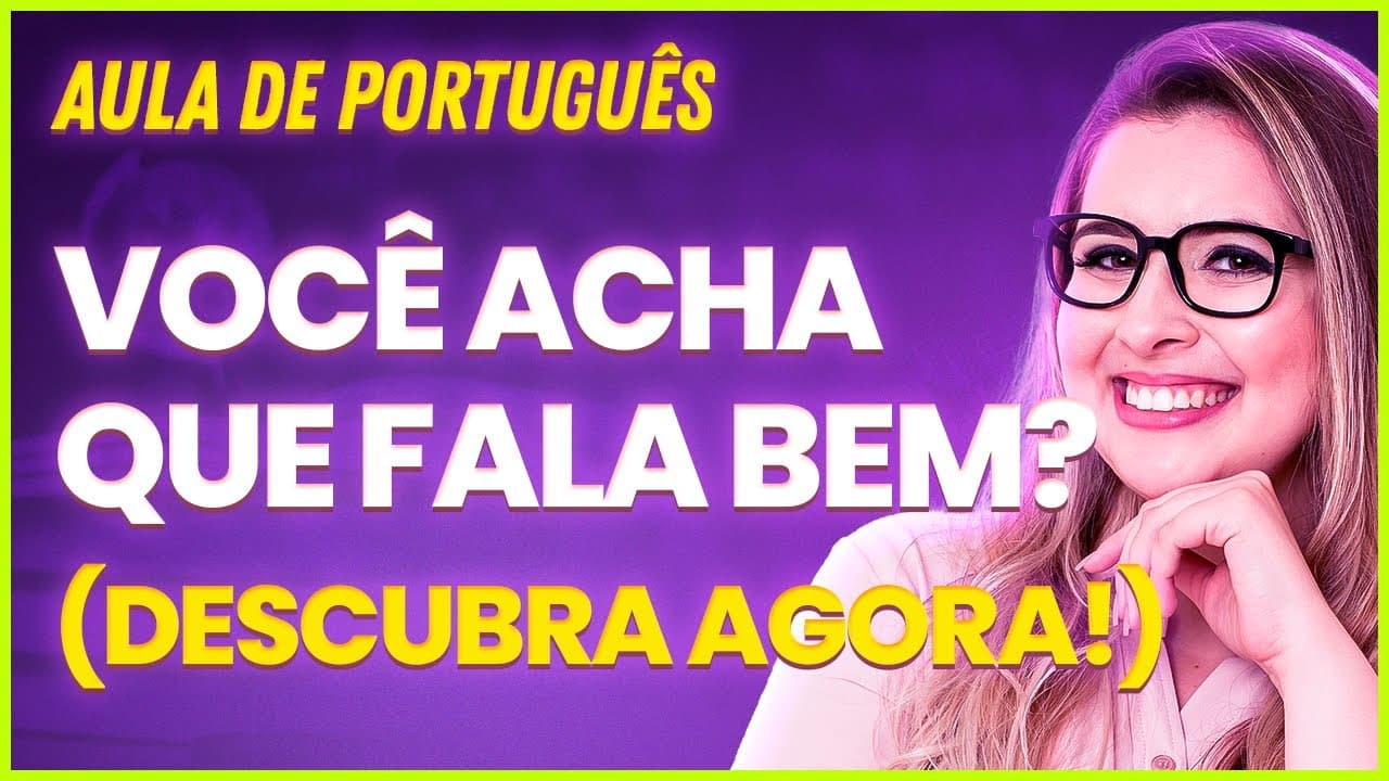 Thumbnail: VOCÊ FALA E ESCREVE BEM? TESTE AGORA! - Professora Pamba