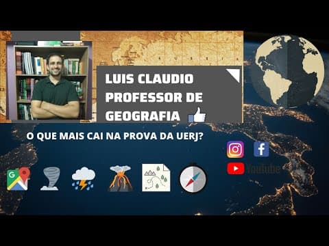 Thumbnail da aula: O QUE MAIS CAI NA PROVA DE GEOGRAFIA DA UERJ?