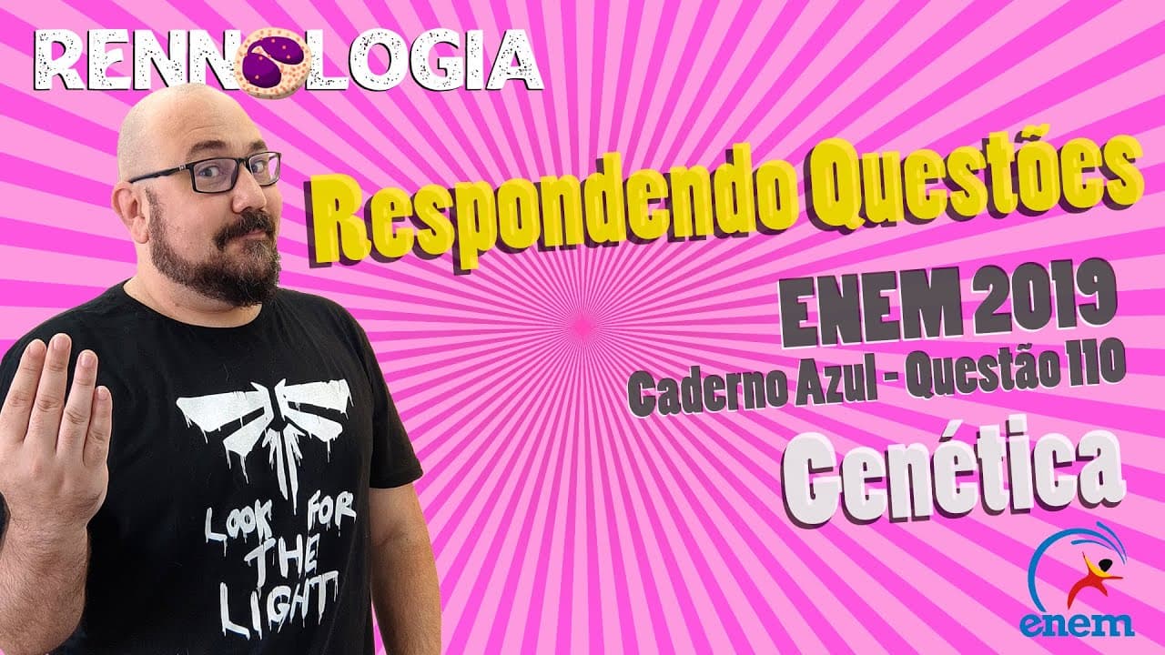 Thumbnail: Resolução de Questões - Genética - ENEM 2019 - Caderno Azul - Questão 110