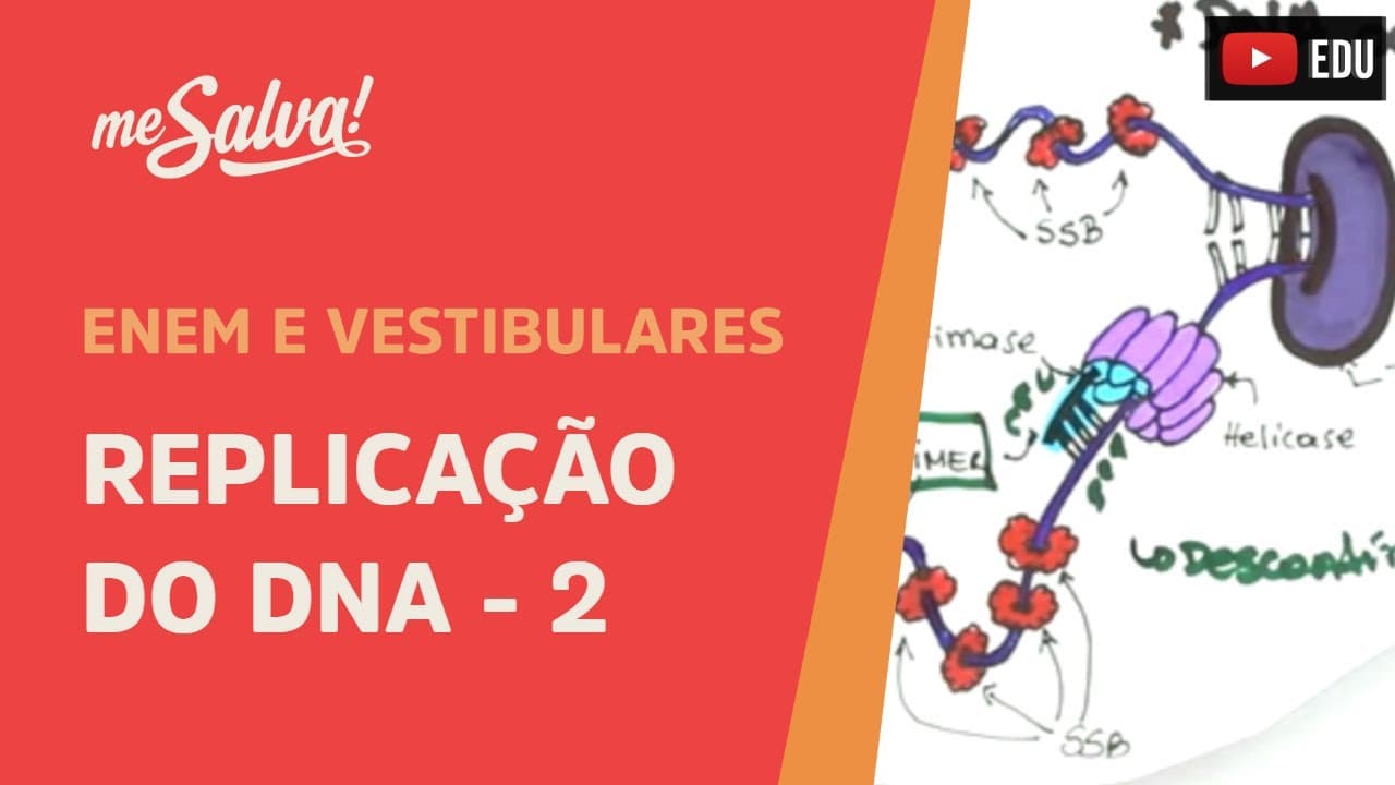 Thumbnail: Me Salva! GEN03 - Genética -  Replicação do DNA - Parte 2