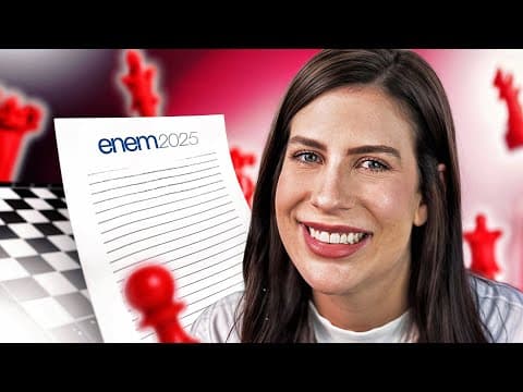 Thumbnail da aula: ESTRATÉGIAS INFALÍVEIS para a nota 1000 na REDAÇÃO | ENEM 2025