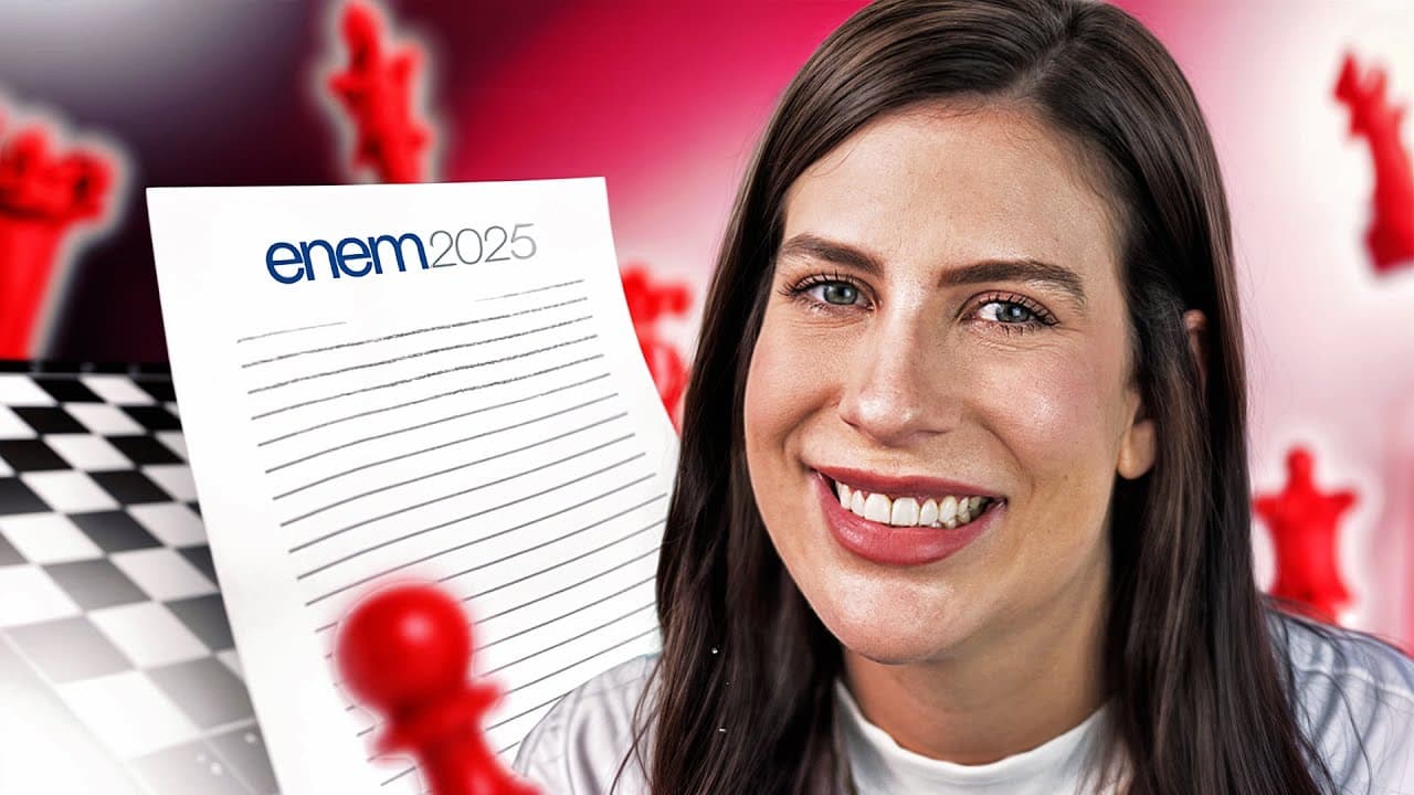 Thumbnail: ESTRATÉGIAS INFALÍVEIS para a nota 1000 na REDAÇÃO | ENEM 2025
