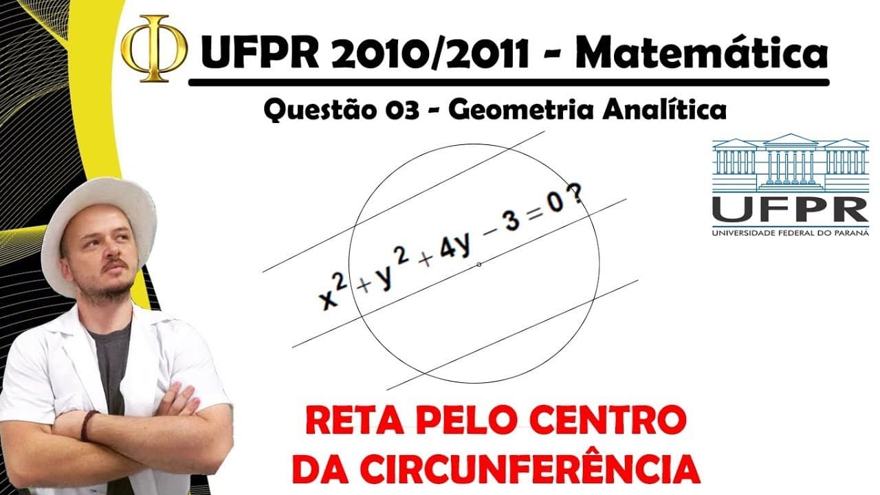 Thumbnail: UFPR 2010 - Matemática - Questão 03 - Geometria Analítica