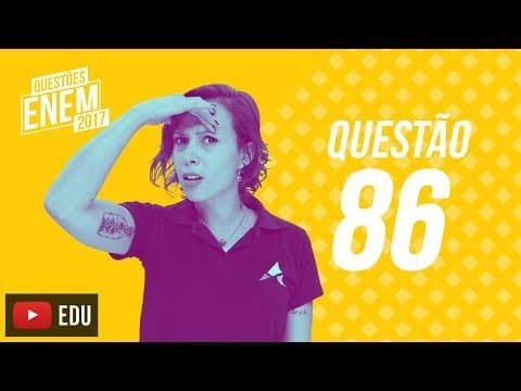 Thumbnail da aula: Enem 2017 - Ciências Humanas | Questão 86 (Caderno Amarelo)