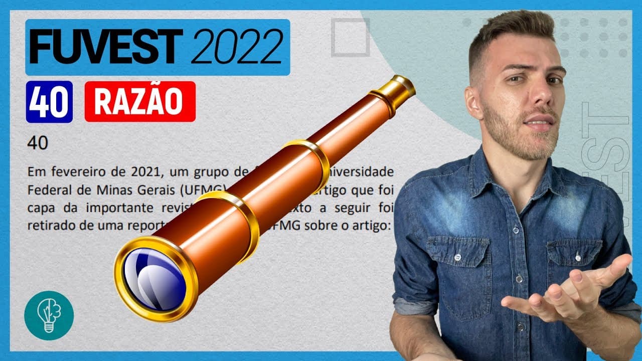 Thumbnail: FUVEST 2022 - Q40 - Em fevereiro de 2021, um grupo de físicos da Universidade ...- RAZÃO