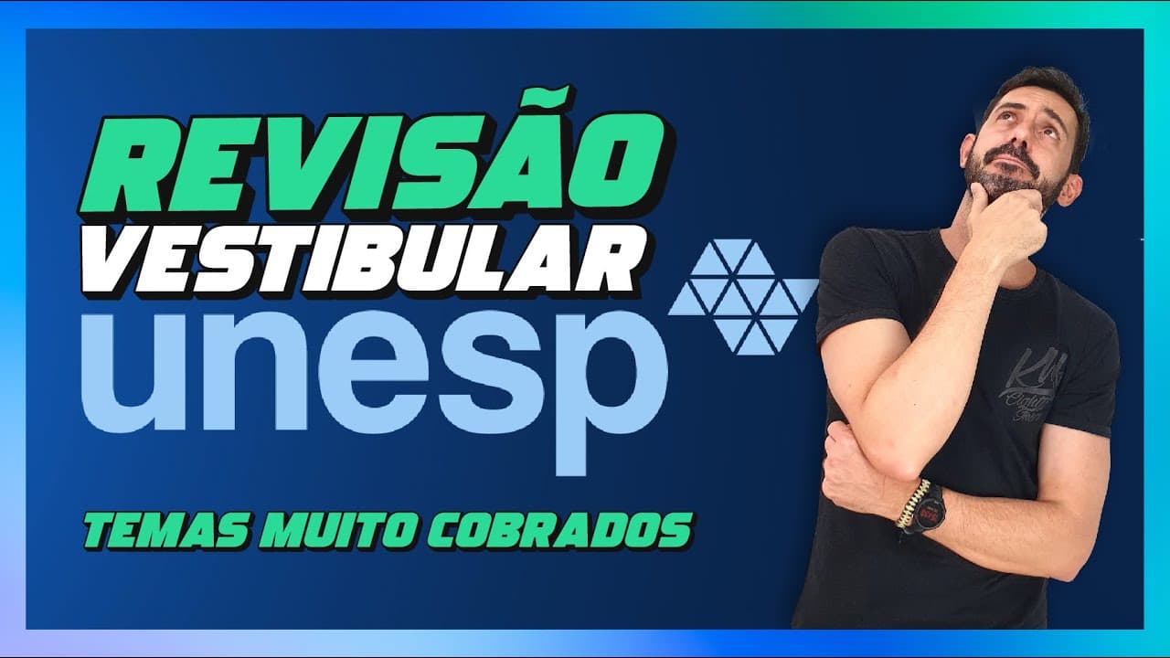 Thumbnail: VESTIBULAR UNESP  - REVISÃO DE GEOGRAFIA