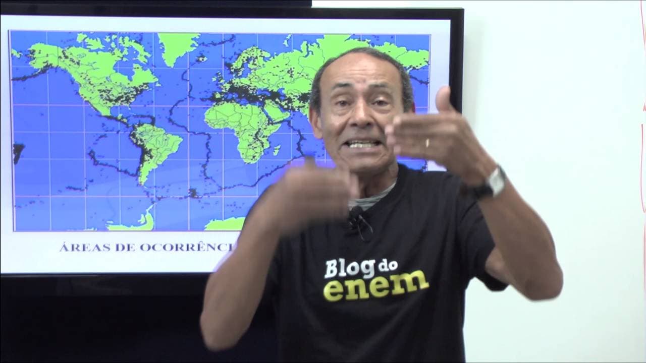 Thumbnail: PLACAS TECTÔNICAS | TERREMOTOS | DERIVA CONTINENTAL | GEOGRAFIA | Prof. Rui