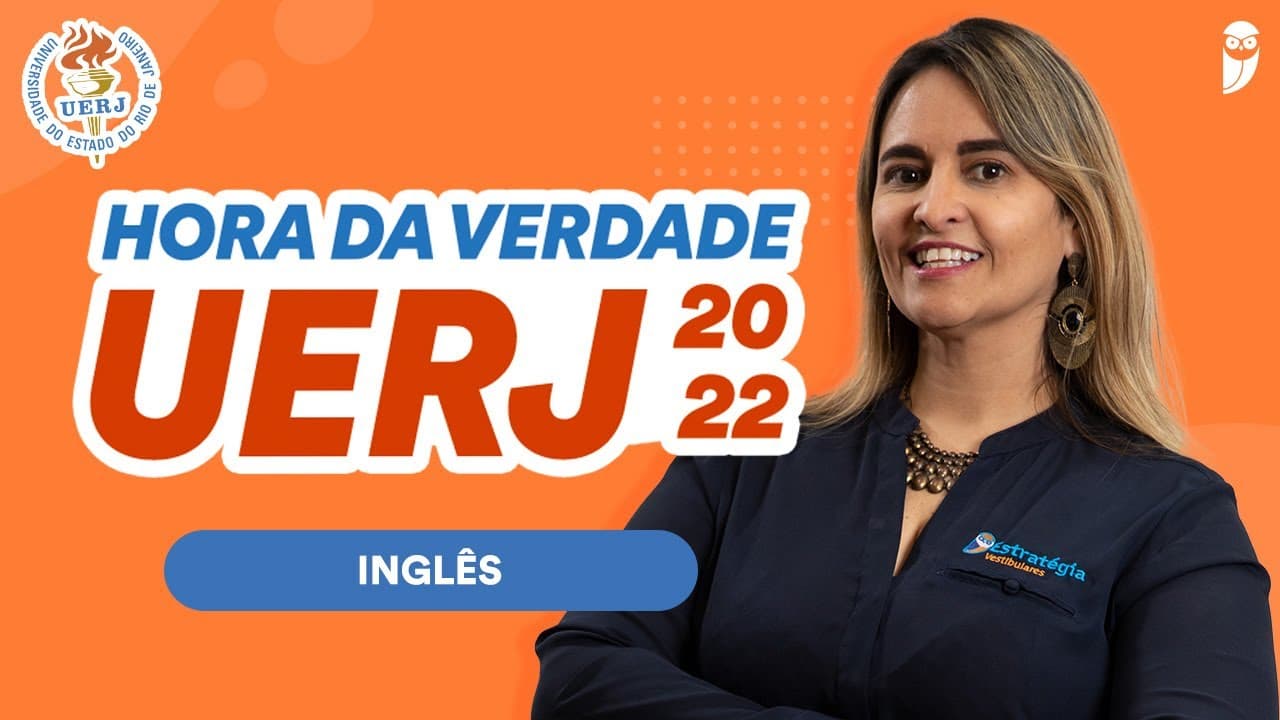 Thumbnail: Revisão de Inglês - Hora da Verdade UERJ 2022