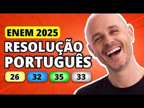 Thumbnail da aula: ENEM 2025 Linguagens – Questão 26 | Muitos pensam que narrativa curta é sinônimo de conto, perdendo