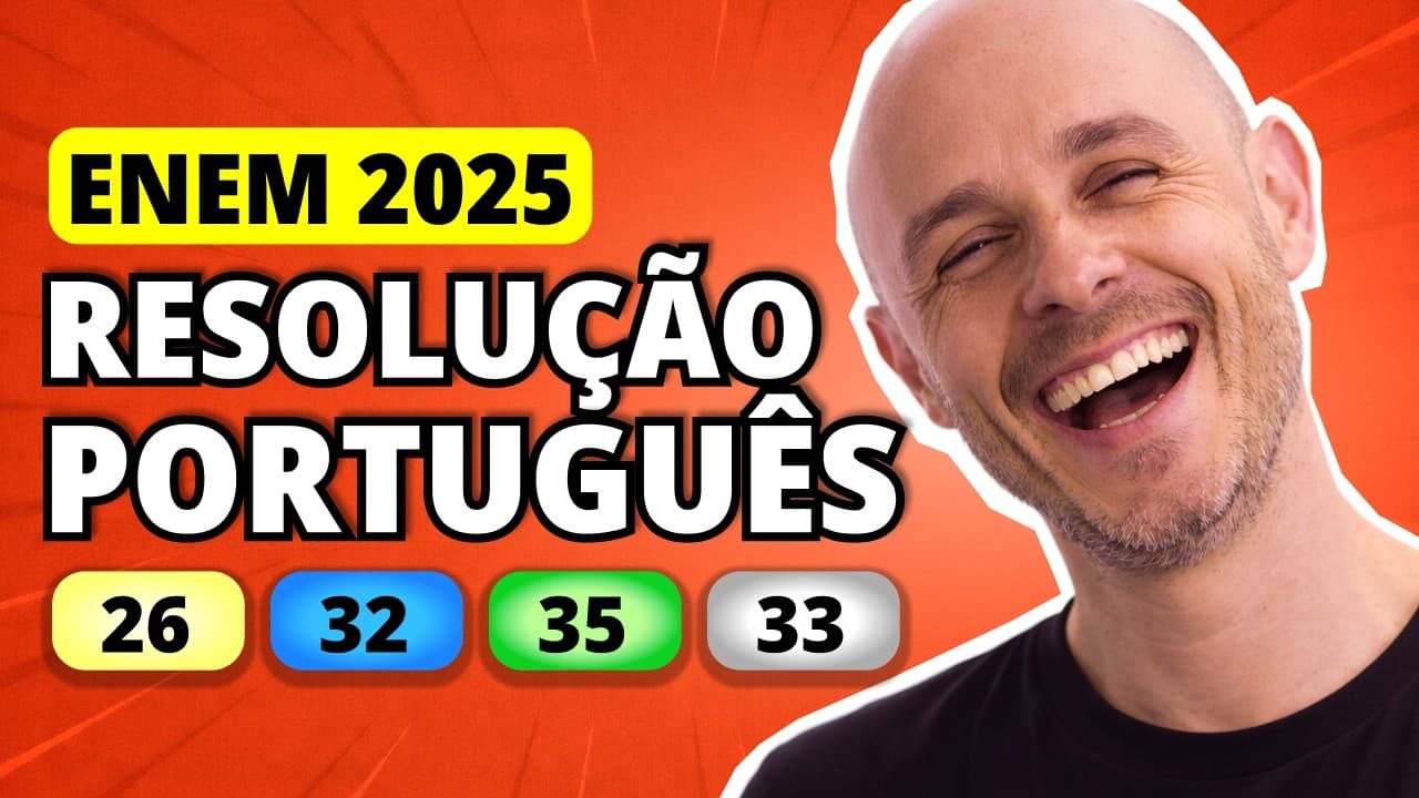 Thumbnail: ENEM 2025 Linguagens – Questão 26 | Muitos pensam que narrativa curta é sinônimo de conto, perdendo