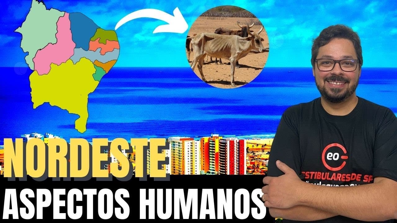 Thumbnail: Geografia do Nordeste | Aspectos Humanos | GabaritaGeo | Geografia do Brasil