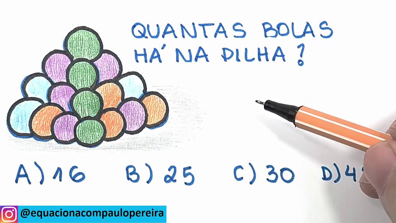 Thumbnail: 🔥 HELP MATEMÁTICA BÁSICA - Desafios - Sequência Lógica #34 🔥