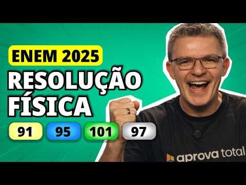 Thumbnail da aula: ENEM 2025 FÍSICA – Questão 91 | As mariposas As mariposa, quando chega o frio Fica dando volta em