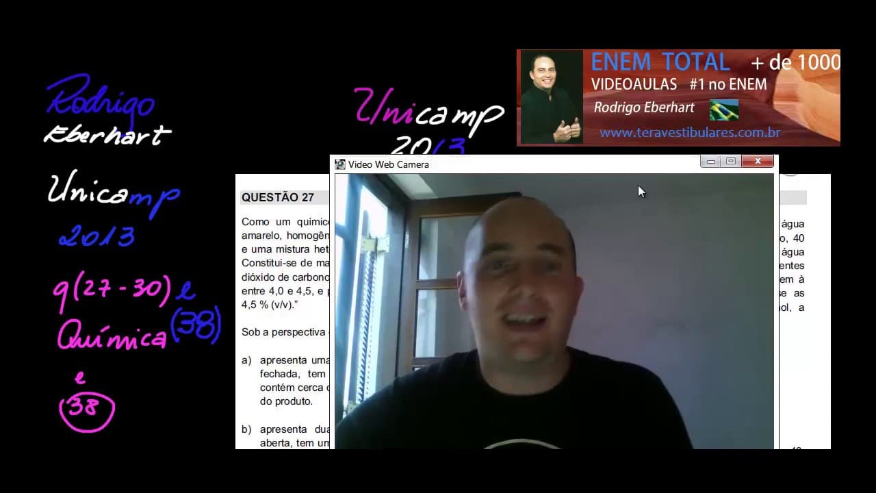 Thumbnail: unicamp 2013 1 fase q27 30 e 38 química HD
