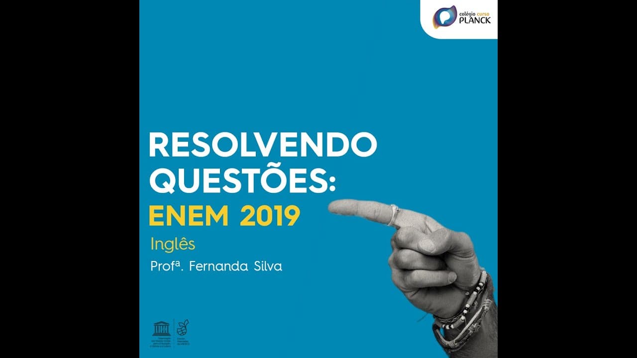 Thumbnail: Resolvendo Questões: ENEM 2019 - Inglês