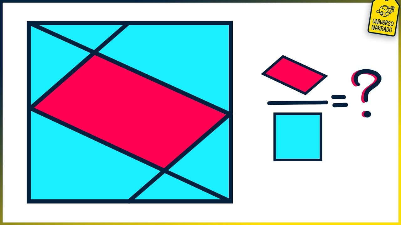 Thumbnail: Qual é a RAZÃO entre as ÁREAS? | Matemática (Geometria Plana)