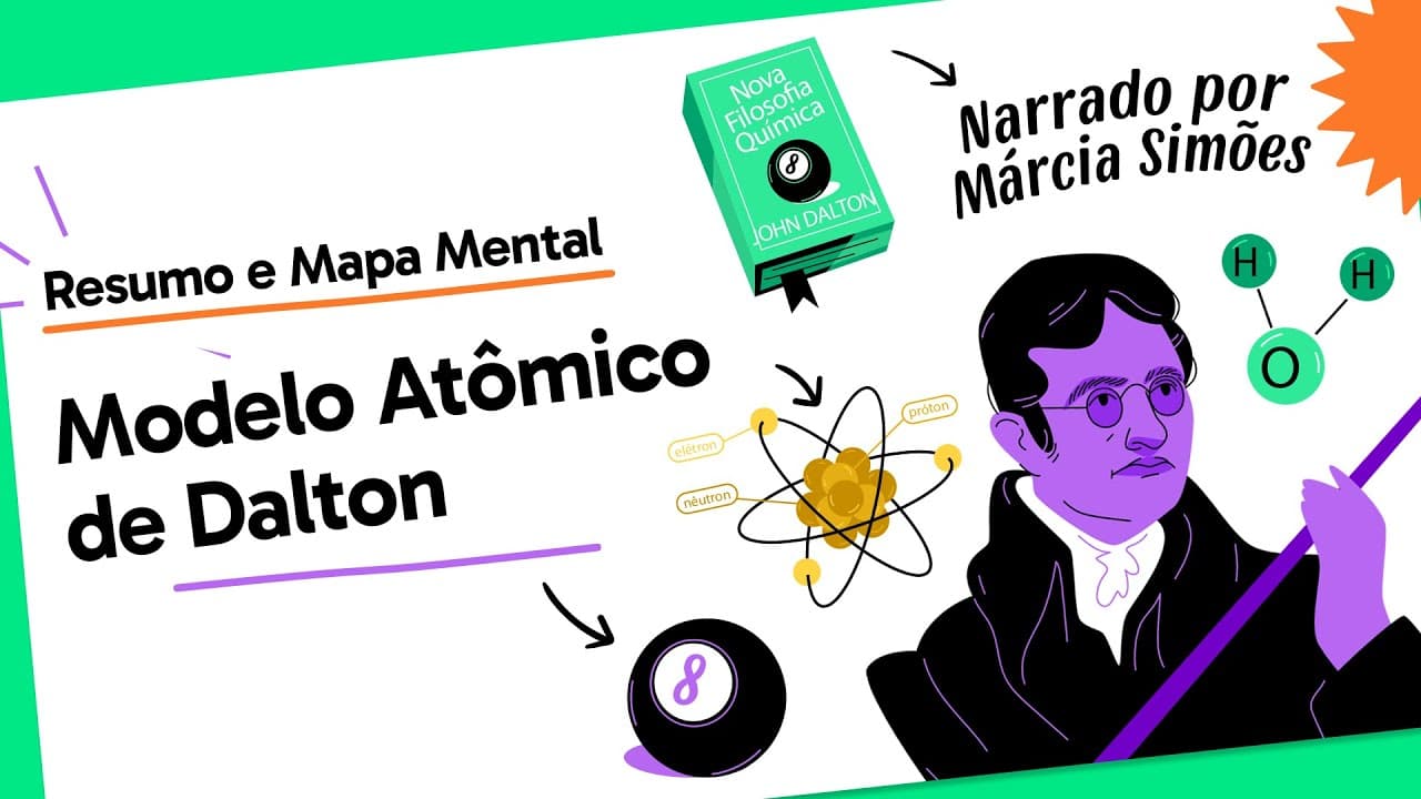 Thumbnail: Dominando o Modelo Atômico de Dalton