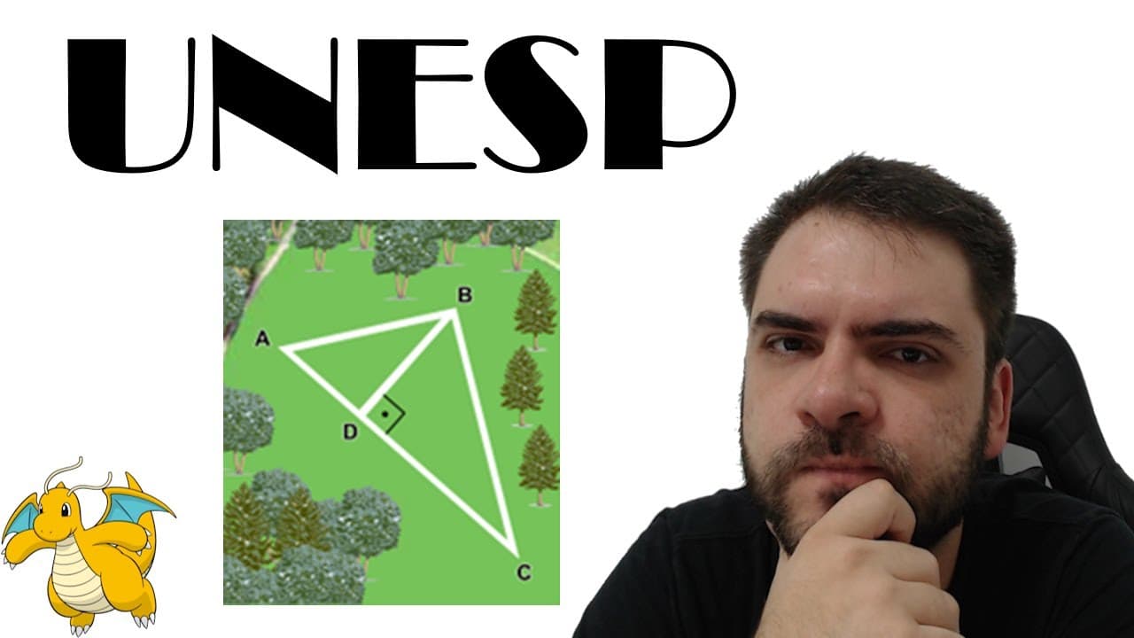 Thumbnail: UNESP/2021 A figura mostra a visão aérea de um parque onde existem ruas que podem ser utilizadas