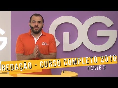 Thumbnail da aula: Redação para o Enem 2016 || Aula demonstrativa - Parte 3