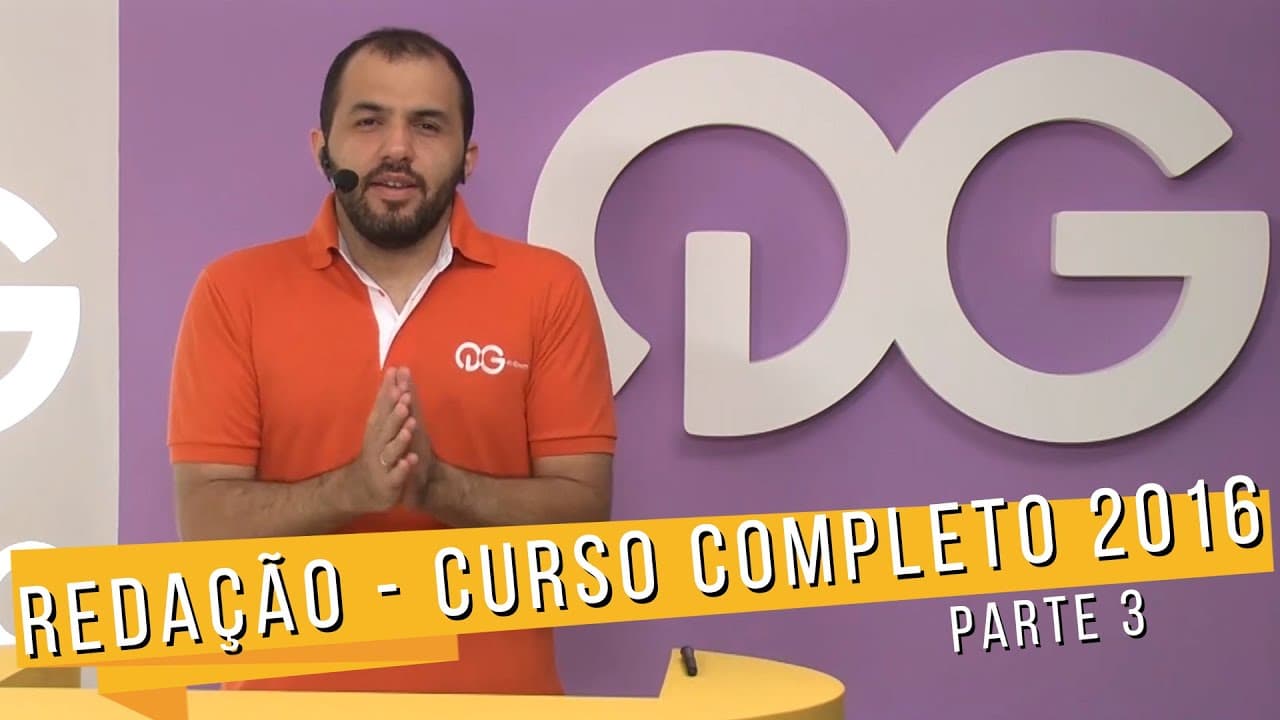 Thumbnail: Redação para o Enem 2016 || Aula demonstrativa - Parte 3
