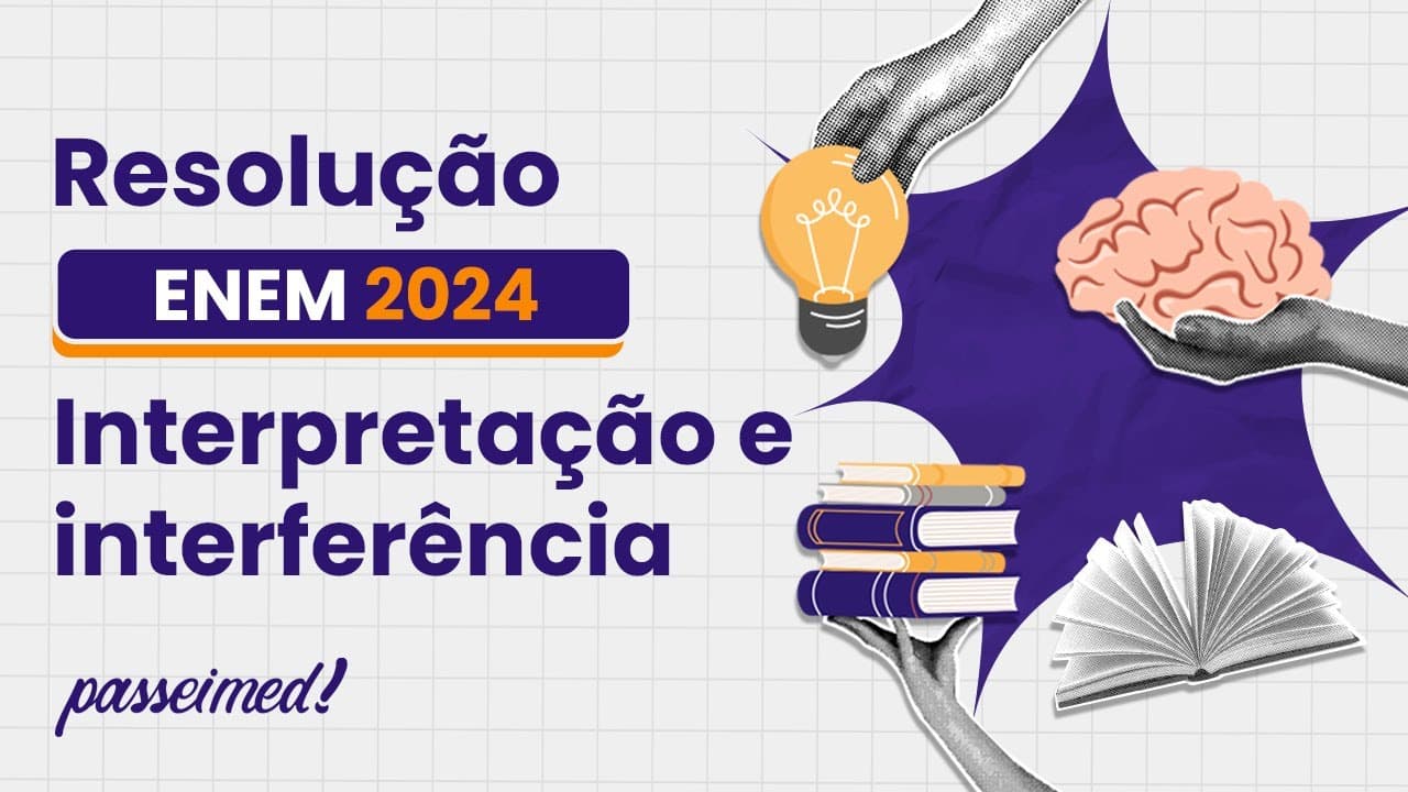 Thumbnail: ENEM 2024 - INTERPRETAÇÃO E INFERÊNCIA | Pressão, depressão, estresse e crise de ansiedade...