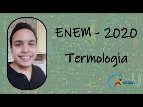 Thumbnail da aula: Enem 2020 - As panelas de pressão reduzem o tempo de cozimento dos alimentos por elevar a