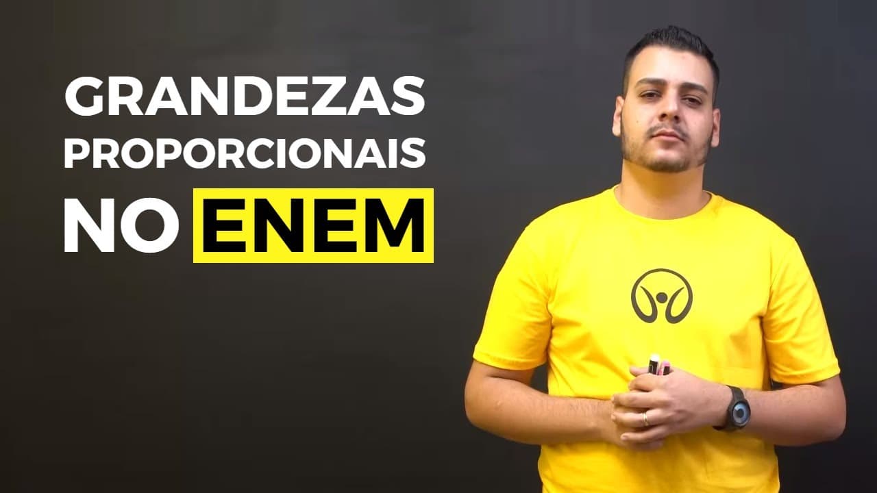 Thumbnail: Grandezas Proporcionais no Enem  - Brasil Escola