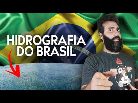 Thumbnail da aula: GEOGRAFIA DO BRASIL: HIDROGRAFIA DO BRASIL - BACIAS HIDROGRÁFICAS, CARACTERÍSTICAS DOS RIOS