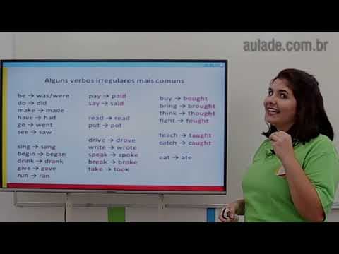 Thumbnail da aula: Inglês - Simple past: irregular verbs