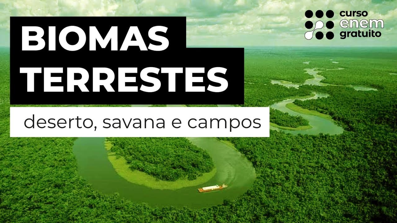 Thumbnail: BIOMAS TERRESTRES: floresta equatorial | Biologia para o Enem | Cláudia de Souza Aguiar