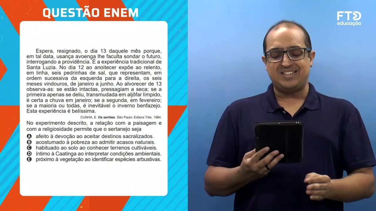 Thumbnail: FTD Resolve – Enem 2022 | Humanas – Questão 62 (prova rosa)