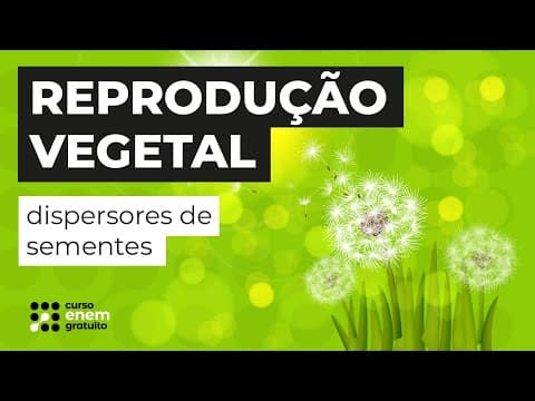 Thumbnail da aula: REPRODUÇÃO VEGETAL: dispersores de sementes | Biologia para o Enem | Cláudia de Souza Aguiar
