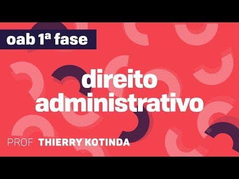 Thumbnail da aula: Direito Administrativo | OAB - Intervenção do Estado na Propriedade Privada V | CURSO GRATUITO