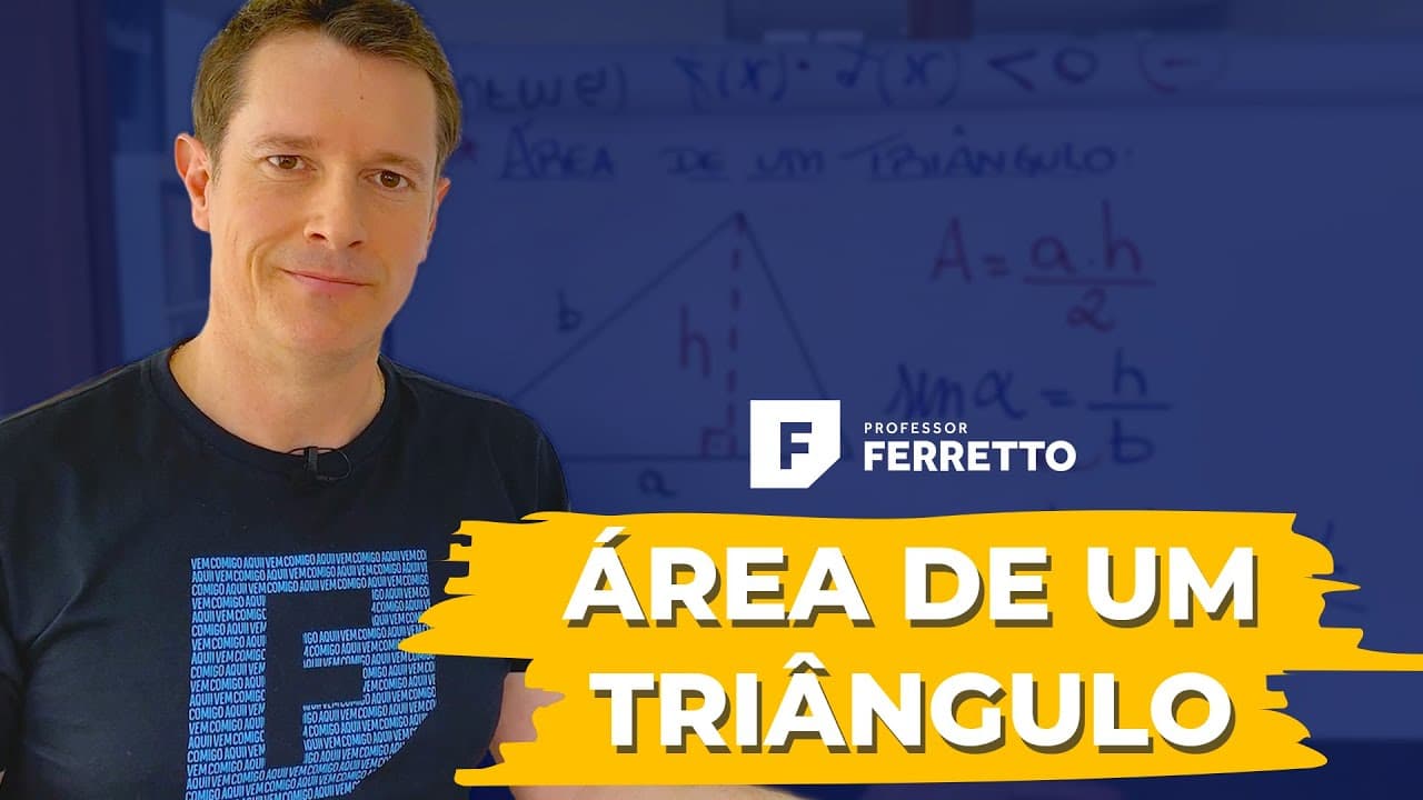 Thumbnail: ➡️ Como calcular a área de um triângulo