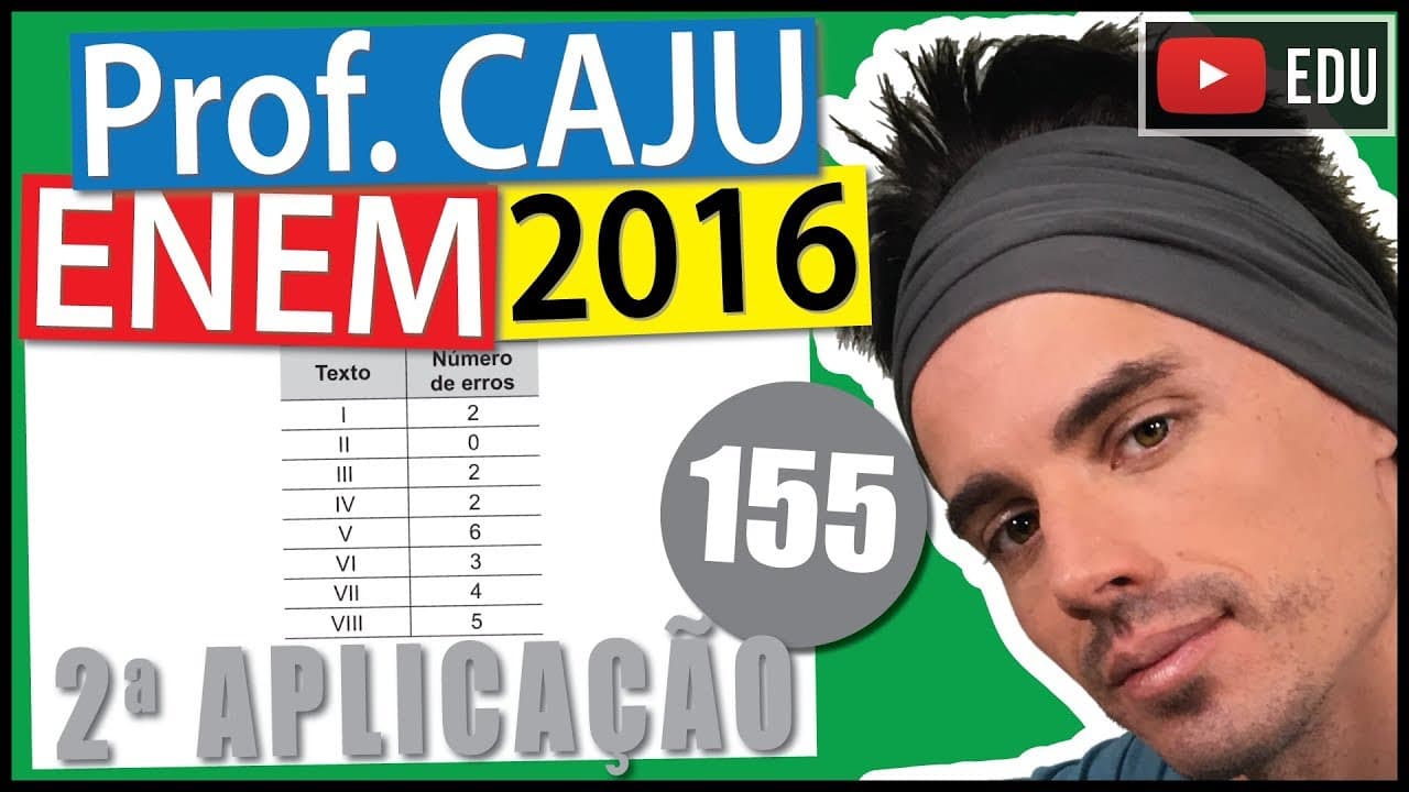 Thumbnail: [ENEM 2016 2Ap] 155 📓 MEDIANA Uma pessoa está disputando um processo de seleção para uma vaga de