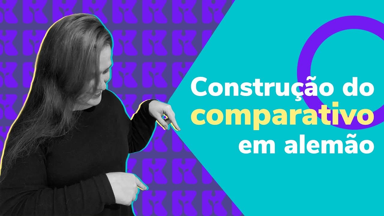 Thumbnail: Construção do comparativo em alemão | Alemão | Aula #69