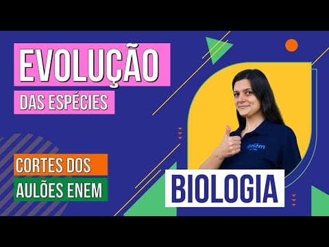 Thumbnail da aula: EVOLUÇÃO DAS ESPÉCIES: Lamarck e Darwin | Cortes dos Aulões do Enem | Biologia | Cláudia Aguiar
