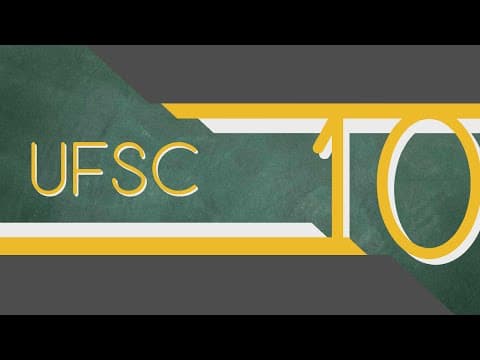 Thumbnail da aula: Revisão UFSC - Questão #10