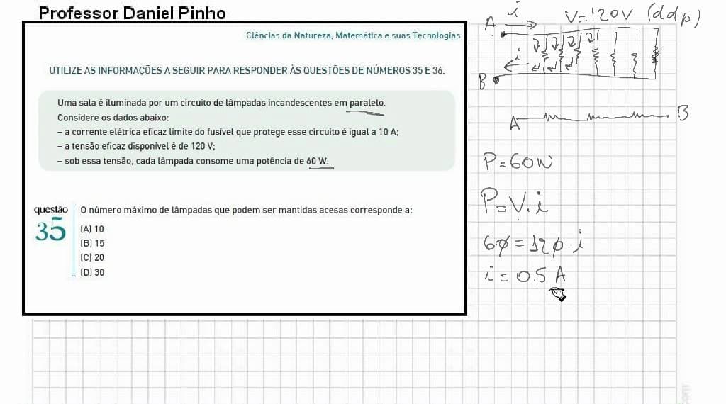 Thumbnail: Questão 35 - 1º Exame UERJ 2012 - Física.avi