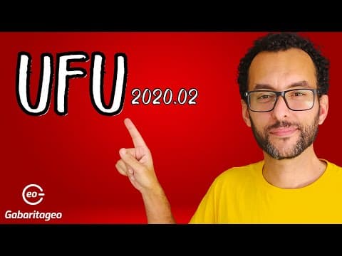 Thumbnail da aula: Resolução da UFU 2020.02 | Geografia | GabaritaGeo