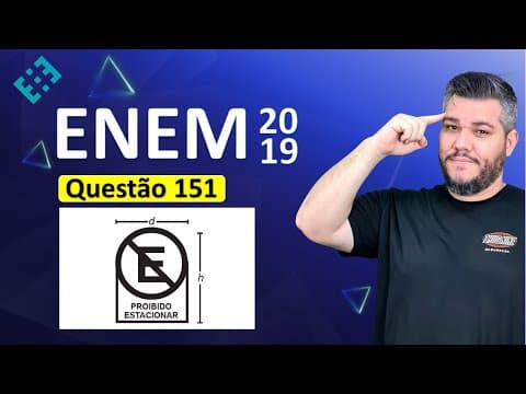 Thumbnail da aula: ✅ QUESTÃO 151 ENEM 2019 (Caderno Amarelo) 👉🏻 Uma administração municipal encomendou a pintura